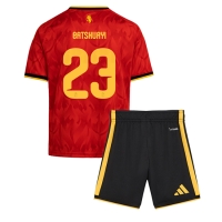 Camiseta Bélgica Michy Batshuayi #23 Primera Equipación Replica Mundial 2026 para niños mangas cortas (+ Pantalones cortos)